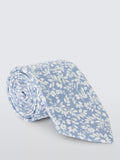 John Lewis leaf print silk tie 146cm, imported from the UK