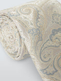 John Lewis paisley silk tie in natural, UK version