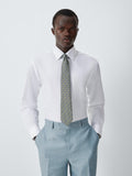 John Lewis foulard pattern tie green (British brand)
