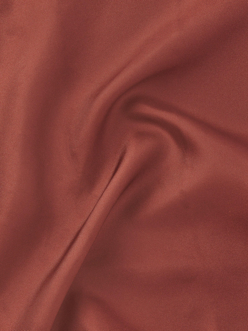 John Lewis silk pocket square burnt orange 30x30cm (British brand)