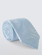 John Lewis John Lewis Silk Paisley Tie and Pocket Square Set 148cm- Buy online at McGrocer