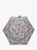 totes Compact Flat Colour Block Stripe Umbrella, imported from the UK