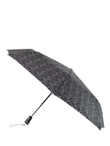 John Lewis totes X-tra Strong Auto Open/Close Black & White Drops Print Umbrella- Buy online at McGrocer