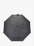 totes automatic umbrella black white drops print (British brand)