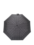totes automatic umbrella black white drops print (British brand)
