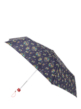 John Lewis totes X-tra Strong Mini Flower Stems Print Umbrella, Blue- Buy online at McGrocer