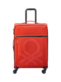 Benetton Colour Block medium suitcase 66cm, imported from the UK