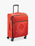 Benetton Colour Block medium suitcase 66cm, imported from the UK