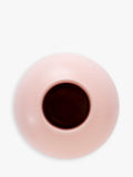 raawii Strøm large earthenware vase coral blush 24cm, UK version