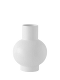 raawii Strøm large earthenware vase vaporous grey - British product