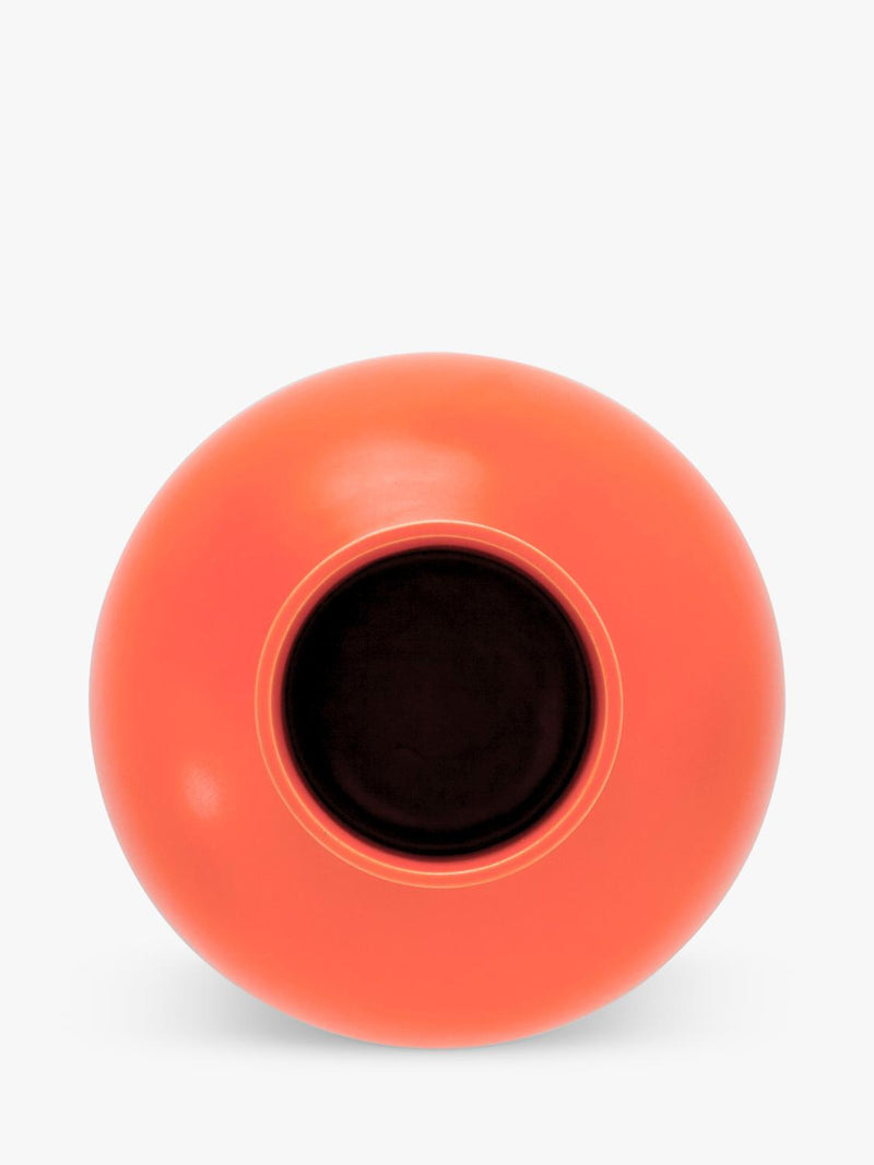 raawii large earthenware vase vibrant orange H24cm (British brand)