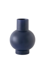 John Lewis raawii Strøm Small Earthenware Vase, Blue, 16cm- Buy online at McGrocer
