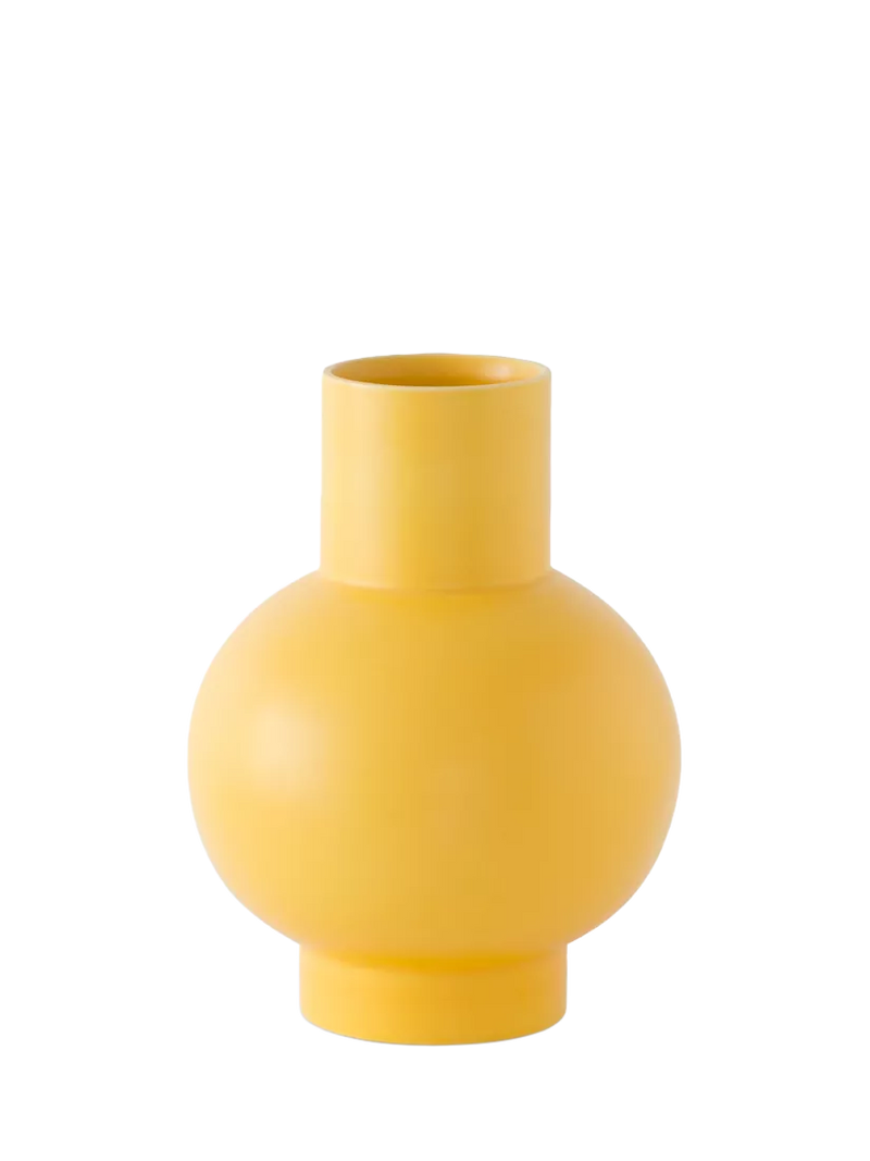 raawii Strøm small earthenware vase 16cm, imported from the UK