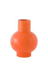 John Lewis raawii Strøm Small Earthenware Vase, Vibrant Orange, H16cm- Buy online at McGrocer