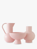 raawii footed serve bowl coral blush 22cm, imported from the UK