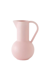 John Lewis raawii Strøm Large Earthenware Jug Coral Blush 3L- Buy online at McGrocer