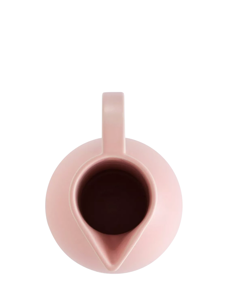 raawii Strøm large earthenware jug 3L coral blush - British product