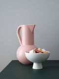 raawii Strøm large earthenware jug 3L coral blush - British product