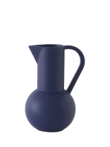 John Lewis raawii Strøm Medium Earthenware Jug Blue 1.5L- Buy online at McGrocer