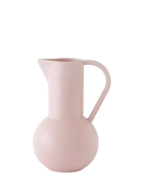 John Lewis raawii Strøm Medium Earthenware Jug, Coral Blush, 1.5L- Buy online at McGrocer