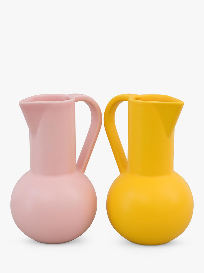 raawii Strøm earthenware jug coral blush 1.5L, UK version