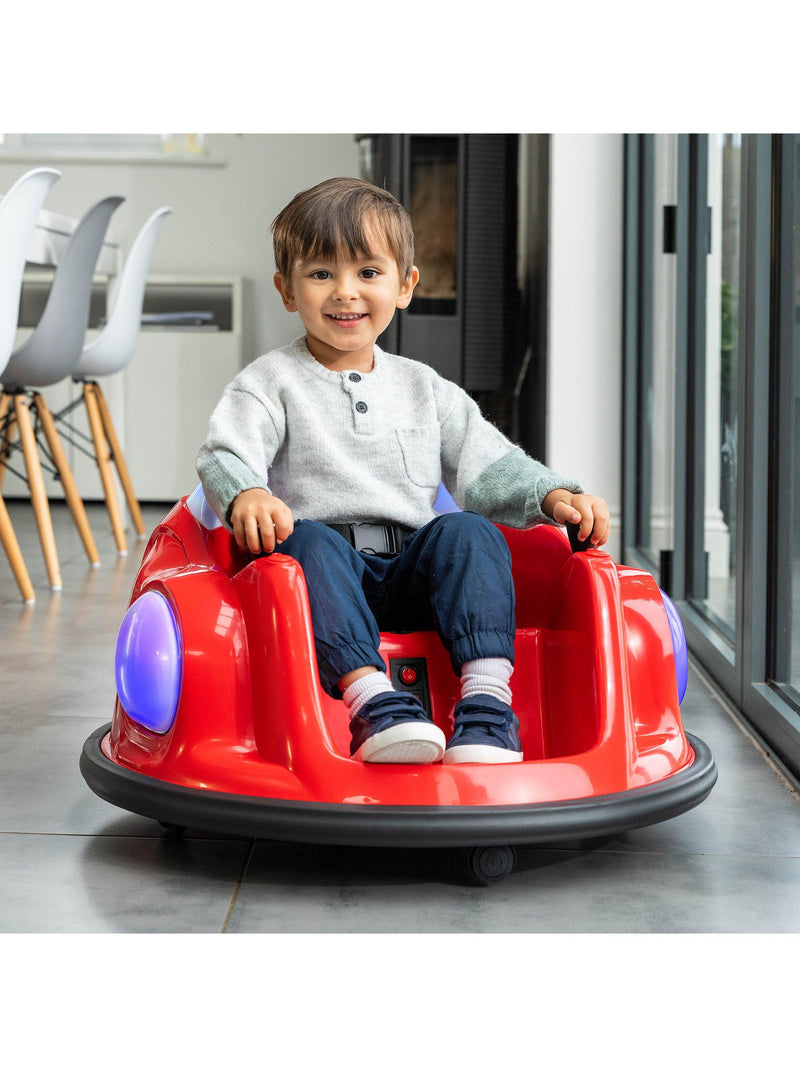 Xootz ride-on bumper car in multi colour - British product