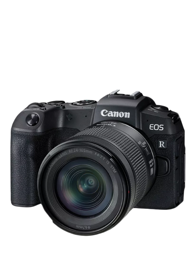 John Lewis Canon EOS RP Compact System Camera with RF 24-105mm IS STM Lens, 4K, 26.2MP, Black- Buy online at McGrocer