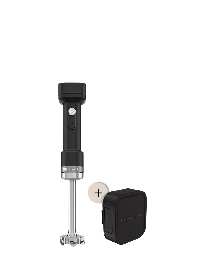 KitchenAid cordless hand blender matte black, imported from the UK