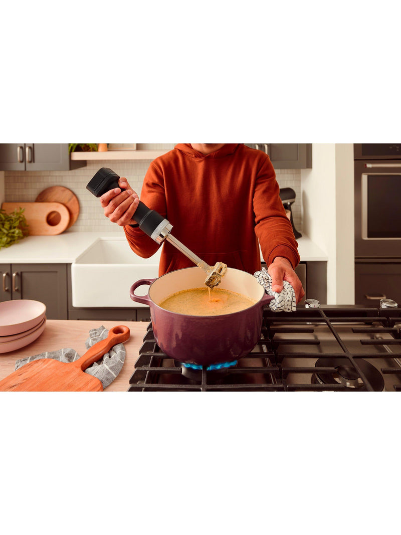 KitchenAid cordless hand blender matte black, imported from the UK