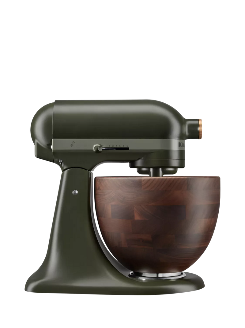 KitchenAid Artisan stand mixer 4.7L walnut wood bowl - British product