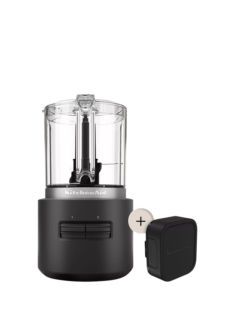 KitchenAid cordless food chopper 1.18L matte black, UK version