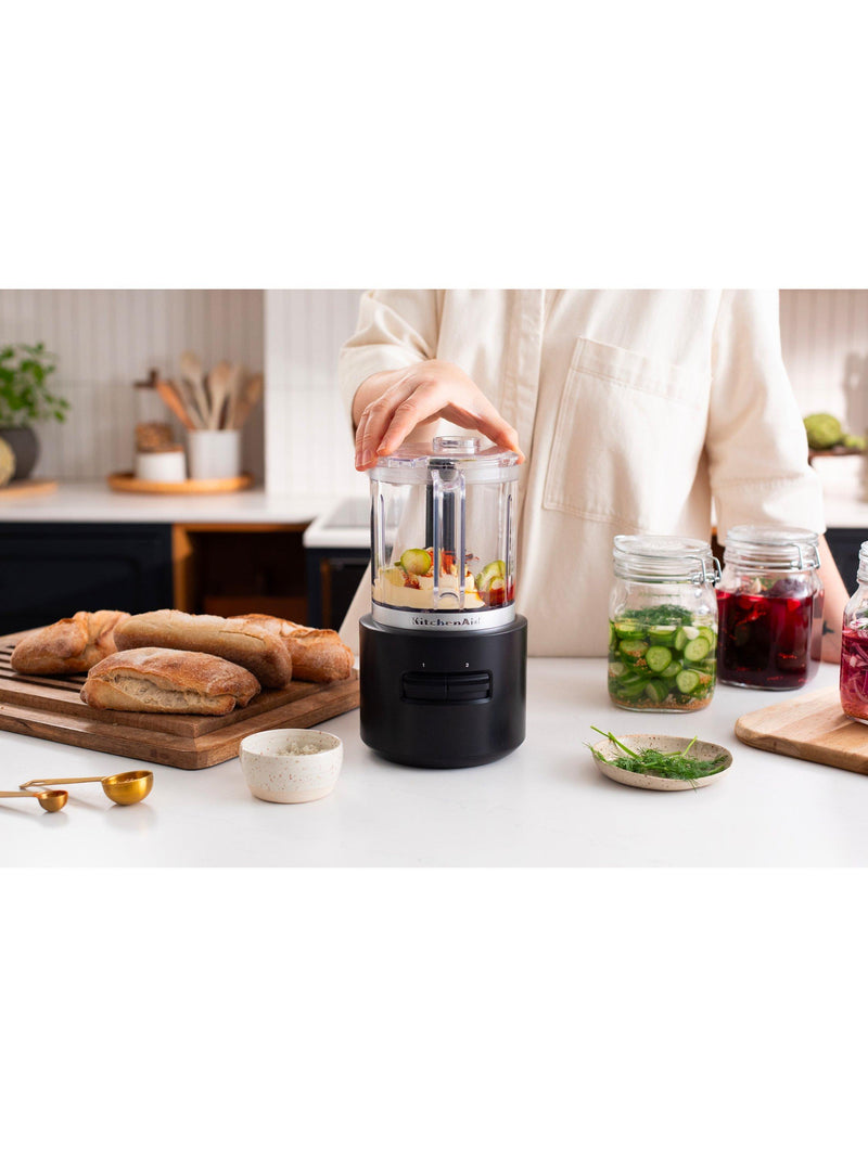 KitchenAid cordless food chopper 1.18L matte black, UK version