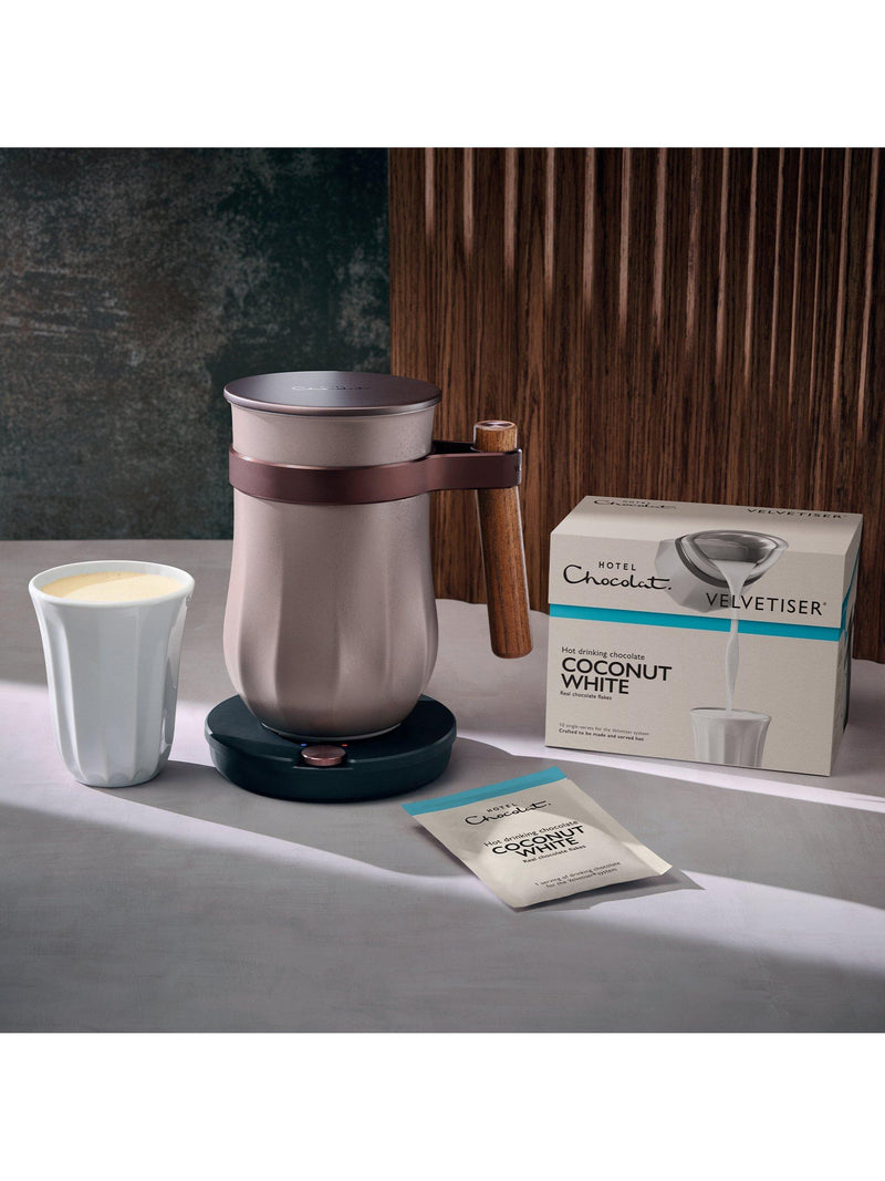 Hotel Chocolat coconut white hot chocolate sachets 310g (British brand)