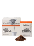 Hotel Chocolat salted caramel and clementine hot chocolate sachets 310g, UK version