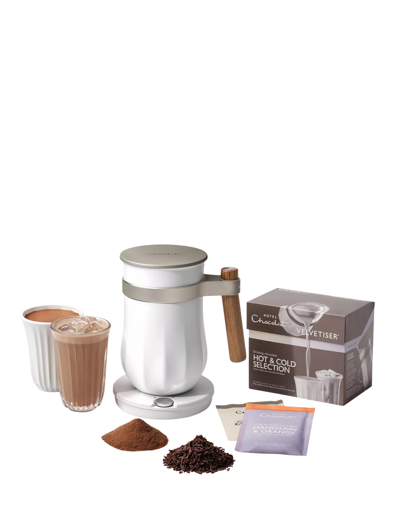 Hotel Chocolat Velvetiser drinking chocolate machine Chalk - British product