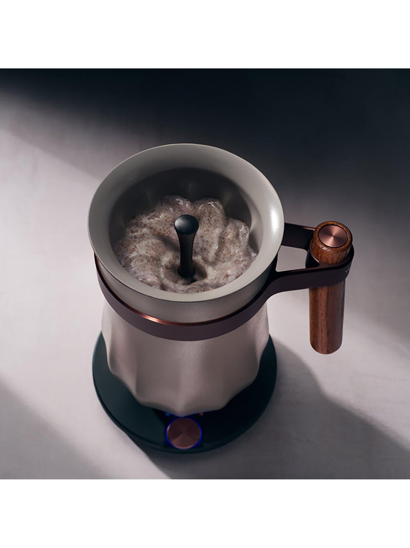 Hotel Chocolat Velvetiser drinking chocolate machine in pewter, UK version