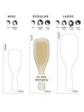 Tangle Teezer Chrome brush Champagne Gold (British brand)