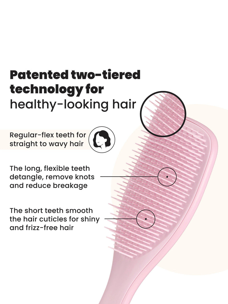 Tangle Teezer detangling hair brush Millennial Pink (British brand)
