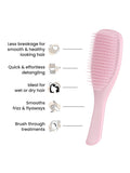 Tangle Teezer detangling hair brush Millennial Pink (British brand)