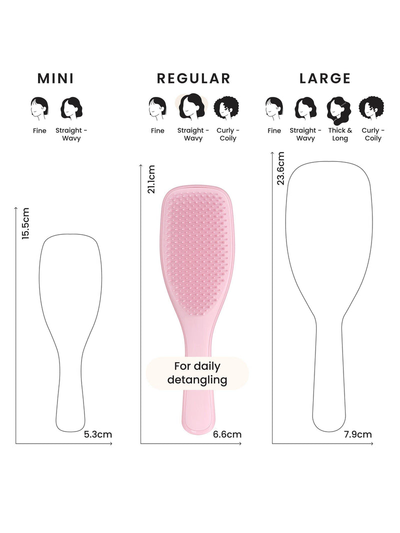Tangle Teezer detangling hair brush Millennial Pink (British brand)
