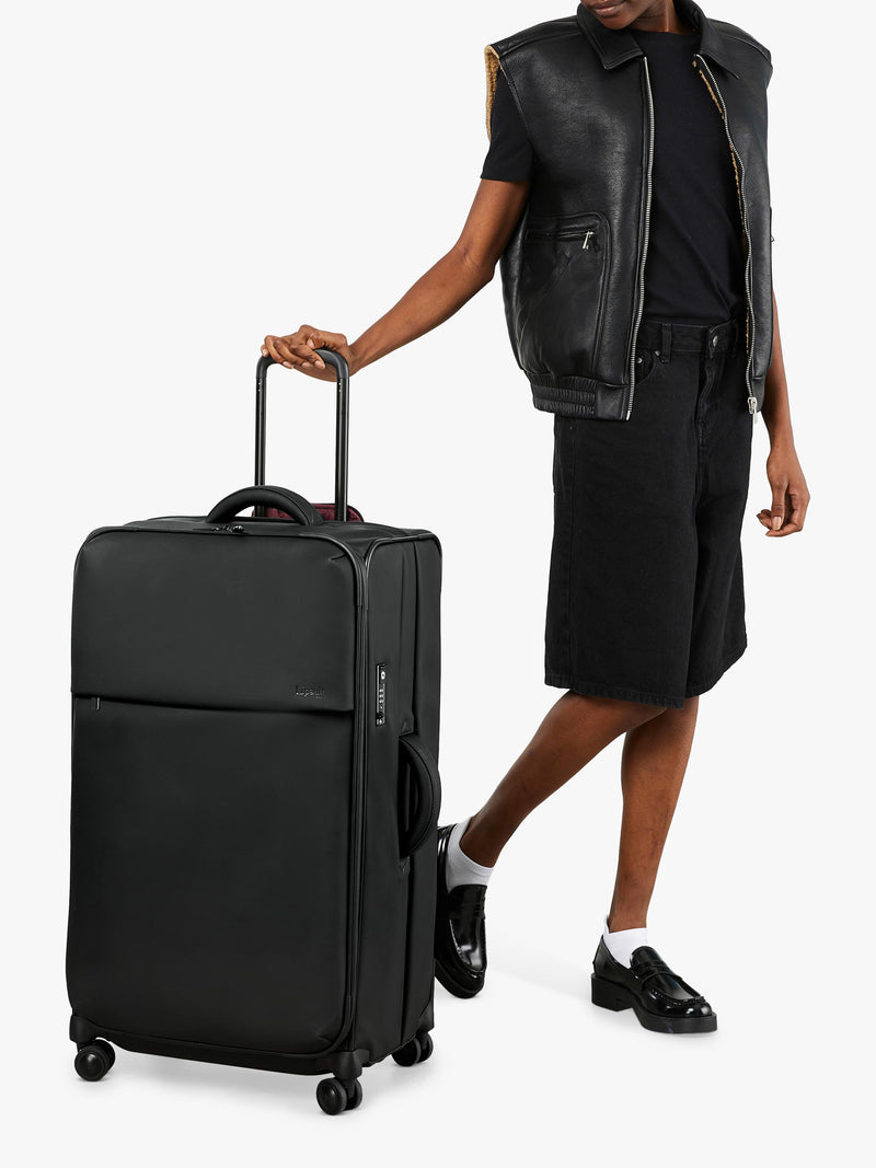 Lipault extra large 79cm suitcase black UK version