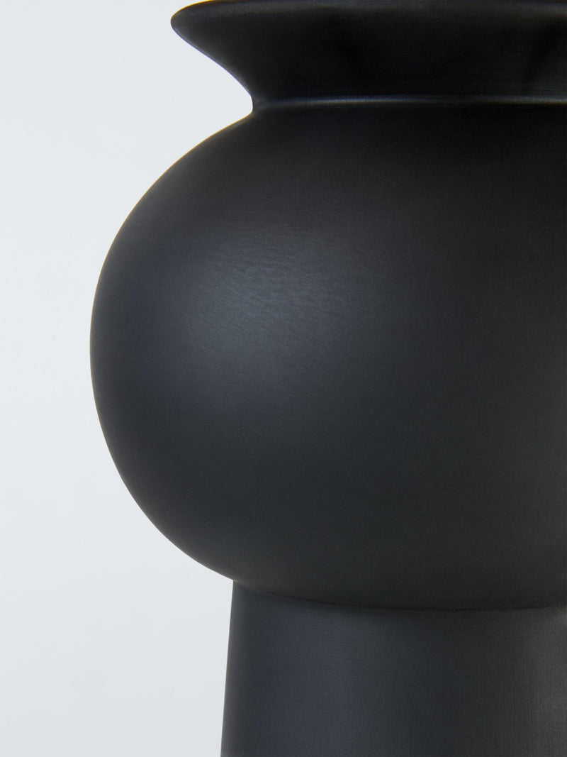 John Lewis Adila black ceramic table lamp (British brand)
