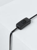 John Lewis Adila black ceramic table lamp (British brand)