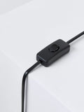 John Lewis Adila black ceramic table lamp (British brand)