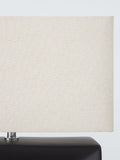 John Lewis Amani short block table lamp black 35cm (British brand)