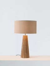 John Lewis John Lewis Vallei Cone Table Lamp, Mangowood- Buy online at McGrocer