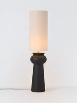 John Lewis John Lewis Adila Ceramic Floor Lamp, Black- Buy online at McGrocer