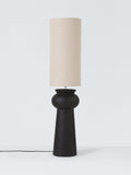 John Lewis ceramic floor lamp black large, UK version