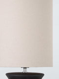 John Lewis ceramic floor lamp black large, UK version