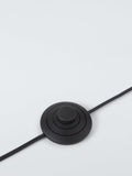 John Lewis ceramic floor lamp black large, UK version